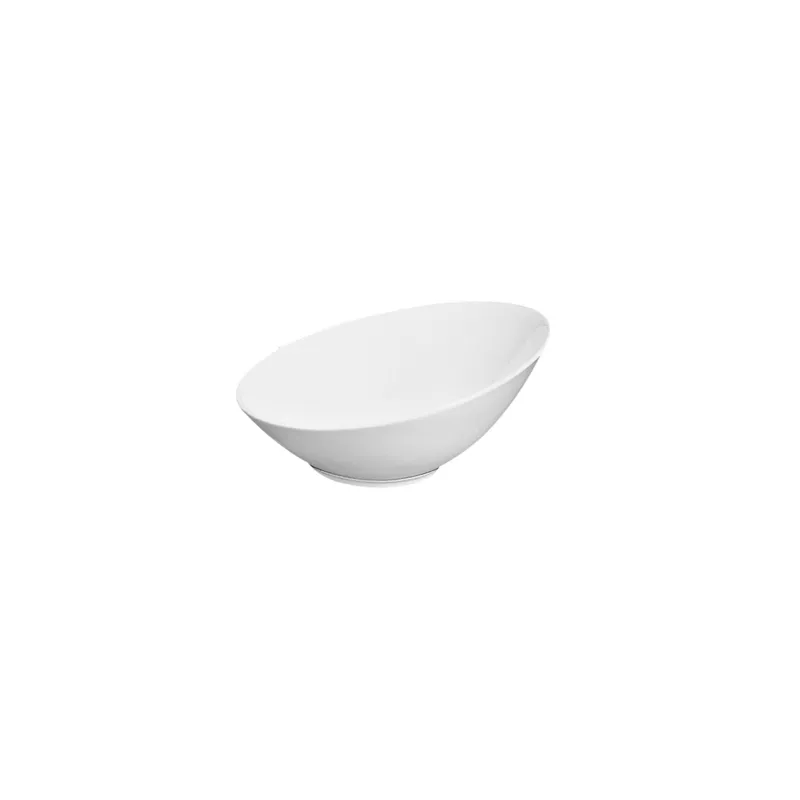 BOLS IRRÉGULIERS  1100 ML Ø 25,5x11,5 CM BLANC PORCELAINE (2 UNITÉ)