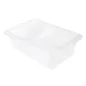 BAC ALIMENTAIRE 12 L 45,6x30,2x15,2 CM TRANSPARENT POLYCARBONATE (1 UNITÉ) BAC ALIMENTAIRE