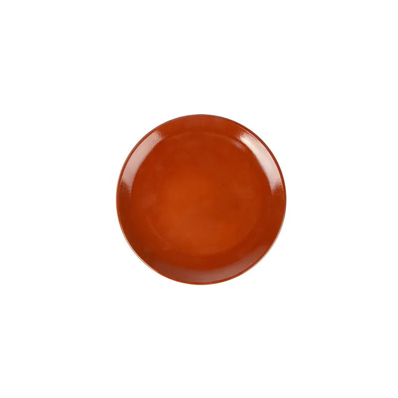 ASSIETTES EN FAÏENCE Ø 23x2,7 CM MARRON ROUGEATRE CERAMIQUE (12 UNITÉ) ASSIETTES EN FAÏENCE Ø 23x2,7 CM MARRON ROUGEATRE CERAMIQUE (12 UNITÉ)