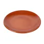 ASSIETTES EN FAÏENCE Ø 23x2,7 CM MARRON ROUGEATRE CERAMIQUE (12 UNITÉ) ASSIETTES EN FAÏENCE