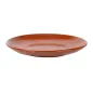 ASSIETTES EN FAÏENCE Ø 26,2x3 CM MARRON ROUGEATRE CERAMIQUE (12 UNITÉ) ASSIETTES EN FAÏENCE