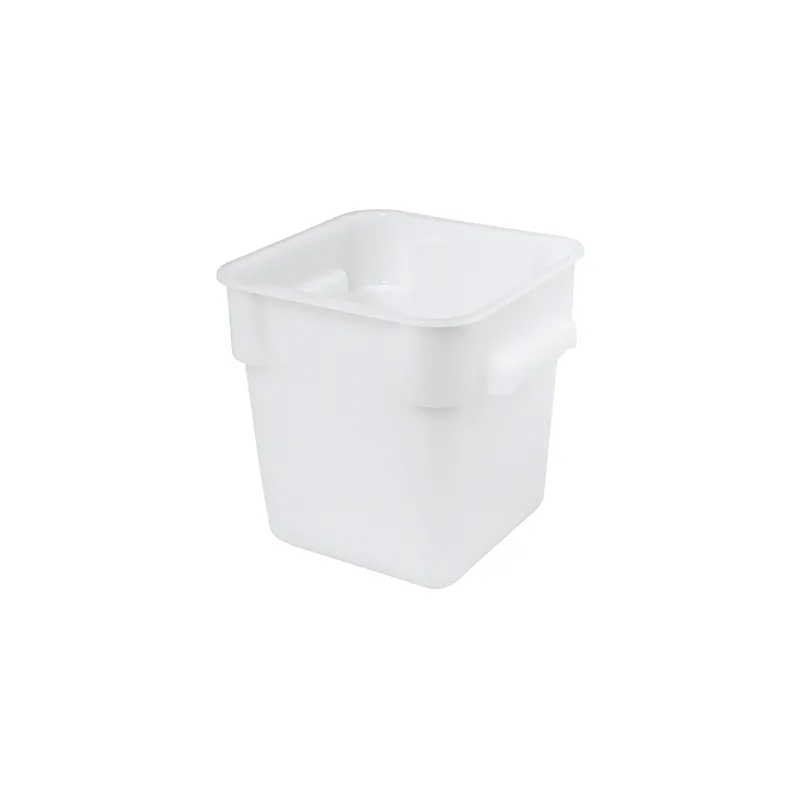 BAC ALIMENTAIRE  18 L 28,5x28,5x32 CM BLANC PP (1 UNITÉ)