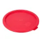 COUVERCLE POUR RÉFÉRENCE 164.81 Ø 22,9 CM ROUGE LDPE (1 UNITÉ) COUVERCLE POUR RÉFÉRENCE 164.81