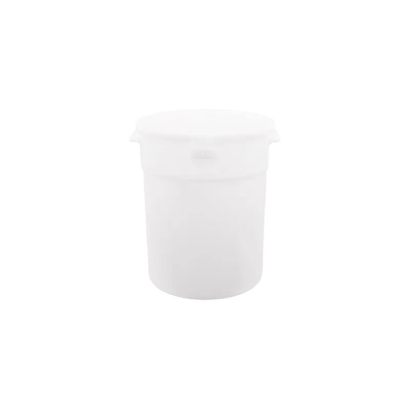 BAC  18 L Ø 31,4x37,8 CM BLANC HDPE (1 UNITÉ)