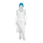 CHARLOTTES POUR CHEVEUX 40x16x16 CM BLEU AIRLAID (100 UNITÉ) CHARLOTTES POUR CHEVEUX