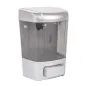 DISTRIBUTEUR 800 ML 12x10,5x18 CM GRIS ABS (1 UNITÉ) DISTRIBUTEUR