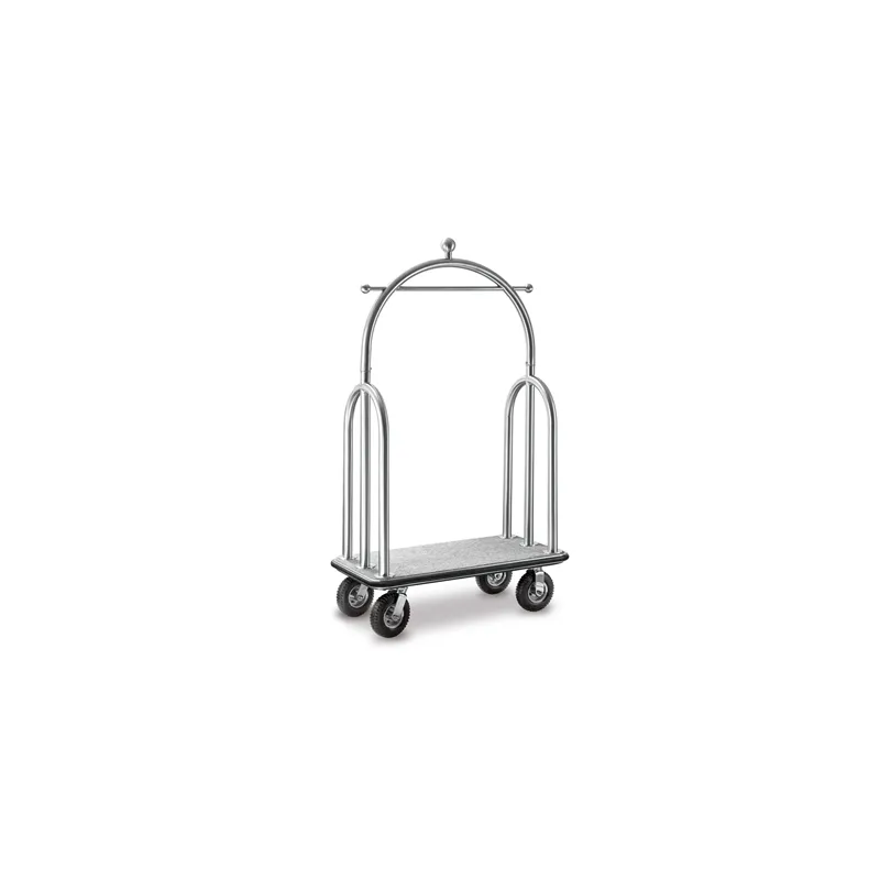 PORTE-VALISES DE LUXE AVEC COUPOLE ARROW  112x61x187 CM ARGENTE INOX (1 UNITÉ)
