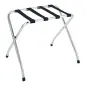 POSE VALISES PLIABLE SANS DOSSIER ARROW 66x36,5x56 CM CHROME ACIER (1 UNITÉ) POSE VALISES PLIABLE SANS DOSSIER