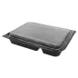 COFFRETS POUR REPAS 4 COMPART. 27x20,6x5 CM NOIR PP (300 UNITÉ) COFFRETS POUR REPAS 4 COMPART.