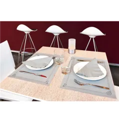 SETS DE TABLE 48 G/M2 31x43 CM GRIS CELLULOSE (2000 UNITÉ)