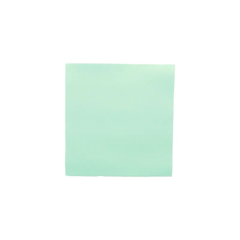 SERVIETTES ECOLABEL DOUBLE POINT  18 G/M2 39x39 CM VERT D'EAU OUATE (1200 UNITÉ)