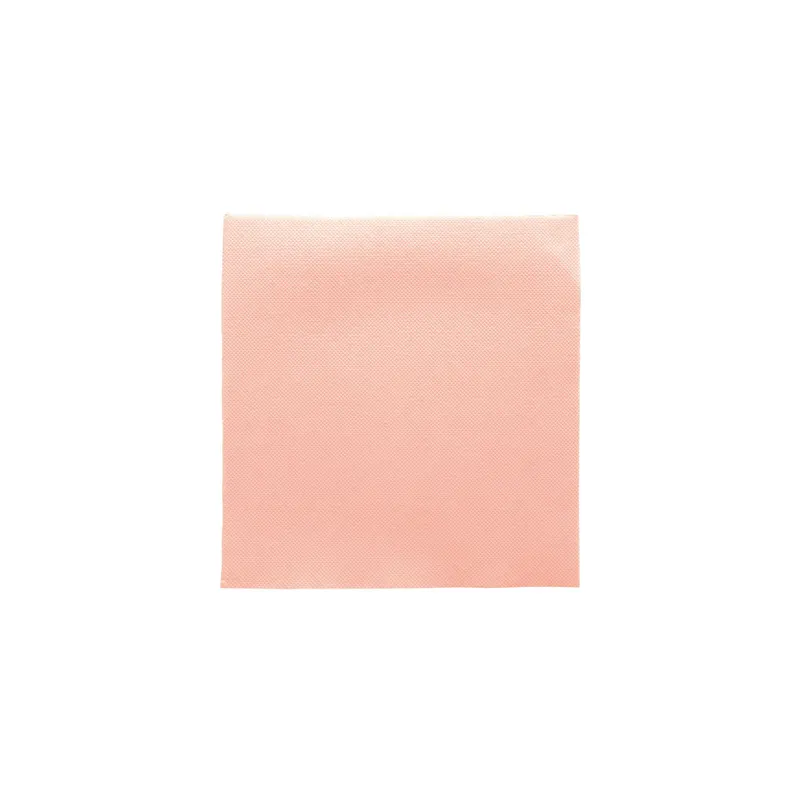 SERVIETTES ECOLABEL DOUBLE POINT  18 G/M2 39x39 CM ROSE OUATE (1200 UNITÉ)