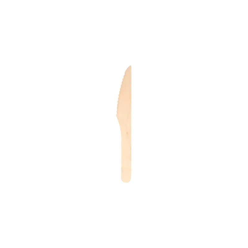 COUTEAUX WOOD 'MAKAN'  16,4 CM NATUREL BOIS (100 UNITÉ)