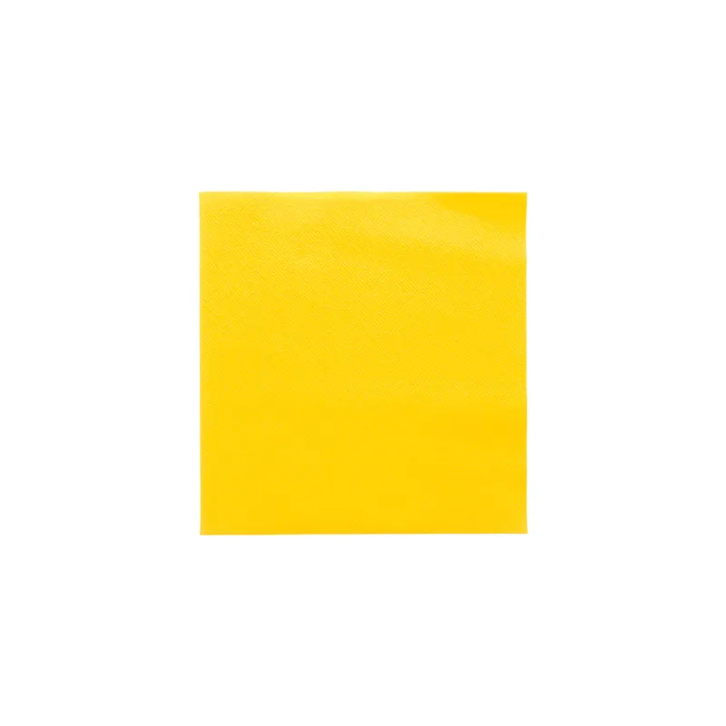 SERVIETTES  55 G/M2 40x40 CM JAUNE FONCÉ AIRLAID (700 UNITÉ)