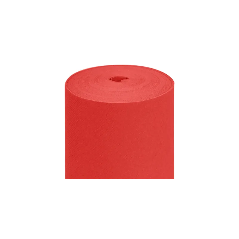 NAPPE EN ROULEAU  55 G/M2 1,20x50 M ROUGE AIRLAID (1 UNITÉ)