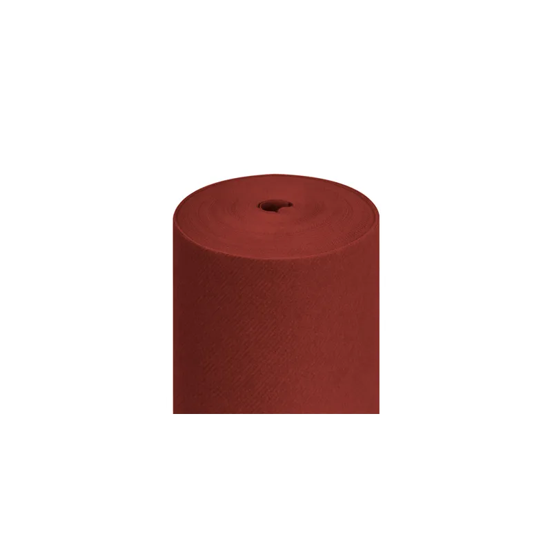 "TÊTE-À-TÊTE" PRÉDECOUPÉ 120CM (20 FEU.)  55 G/M2 0,40x24 M BORDEAUX AIRLAID (6 UNITÉ)