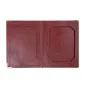 BOÎTE POUR ADDITION ET CHANGE 17x22,8x2 CM BORDEAUX CUIR (1 UNITÉ) BOÎTE POUR ADDITION ET CHANGE