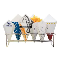 PORTE FRITES CONIQUE 6 CORNETS