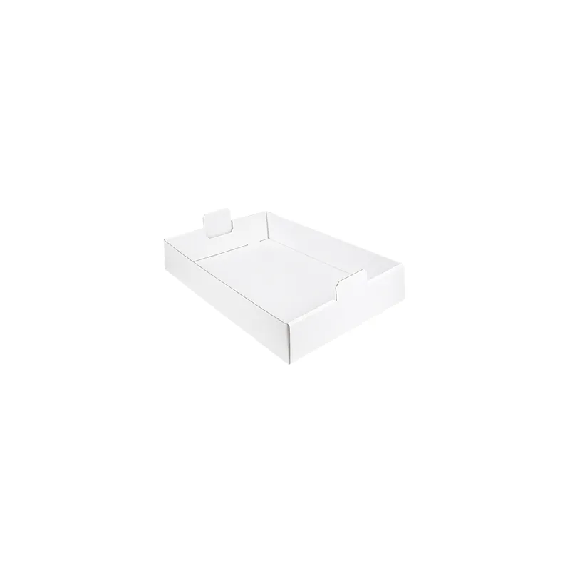 PLATEAUX REGROUPER 390 G/M2 54,5x38,5x9,5 CM BLANC CARTON (50 UNITÉ) PLATEAUX REGROUPER 390 G/M2 54,5x38,5x9,5 CM BLANC CARTON (50 UNITÉ)