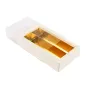 BOÎTES CHOCOLATS 14,5x7,5x3,5 CM BLANC CARTON (50 UNITÉ) BOÎTES CHOCOLATS