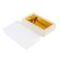 BOÎTES CHOCOLATS 14,5x7,5x3,5 CM BLANC CARTON (50 UNITÉ) BOÎTES CHOCOLATS