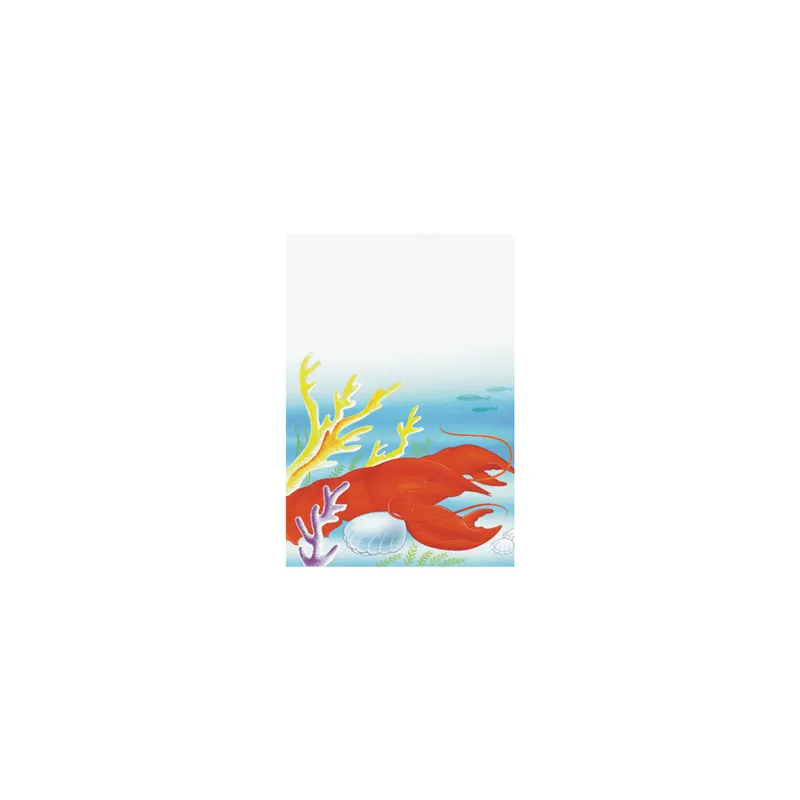 PAGES DIN-A4 "POISSON"  21x29,7 CM ASSORTI PAPIER (50 UNITÉ)