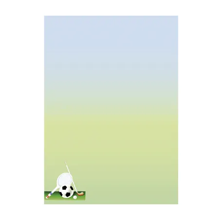 FEUILLES DIN A-4 "SPORTS"