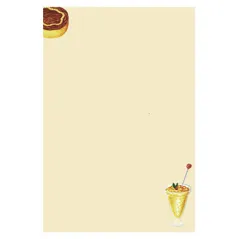 FEUILLES DIN A-4 "DESSERTS"
