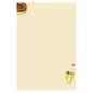 FEUILLES DIN A-4 "DESSERTS" 21x29,7 CM CREME PAPIER (100 UNITÉ) FEUILLES DIN A-4 "DESSERTS"
