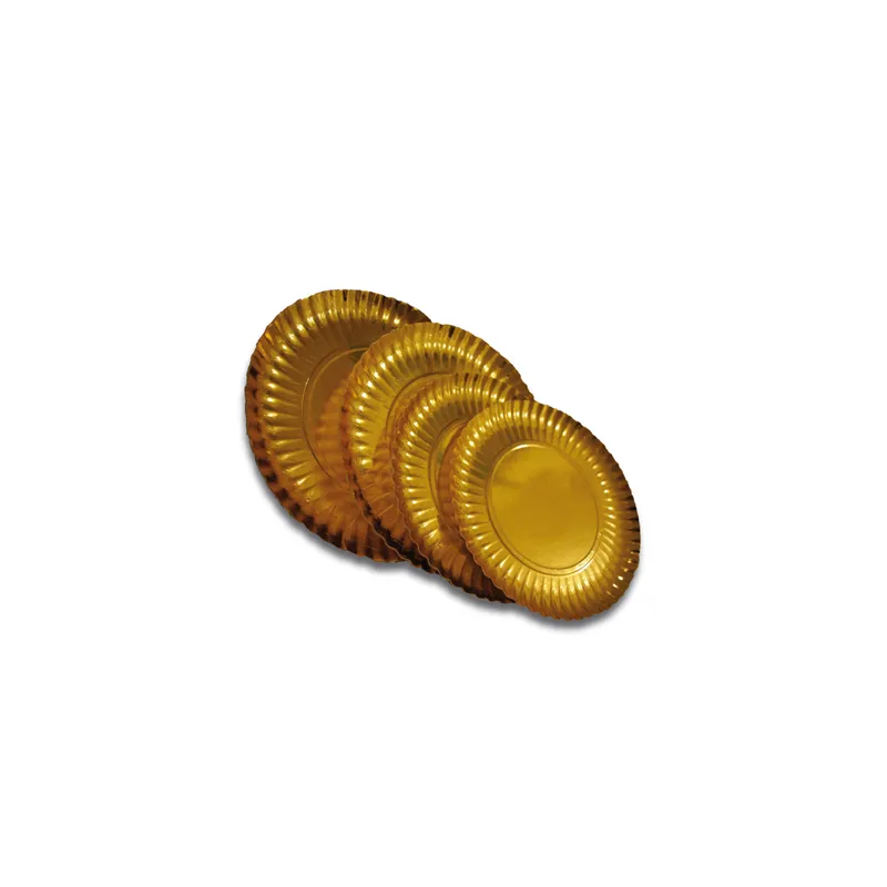 PLATEAUX AVEC RELIEF 800 + 17 PE G/M2 Ø 30 CM OR CARTON (100 UNITÉ) PLATEAUX AVEC RELIEF 800 + 17 PE G/M2 Ø 30 CM OR CARTON (100 UNITÉ)
