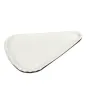 ASSIETTES TRIANGULAIRES 300 G/M2 24x18 CM BLANC CARTON (1000 UNITÉ) ASSIETTES TRIANGULAIRES