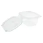 RÉCIPIENTS + COUVERCLE 375 ML 13,2x9,5x6 CM TRANSPARENT RPET (600 UNITÉ) RÉCIPIENTS + COUVERCLE