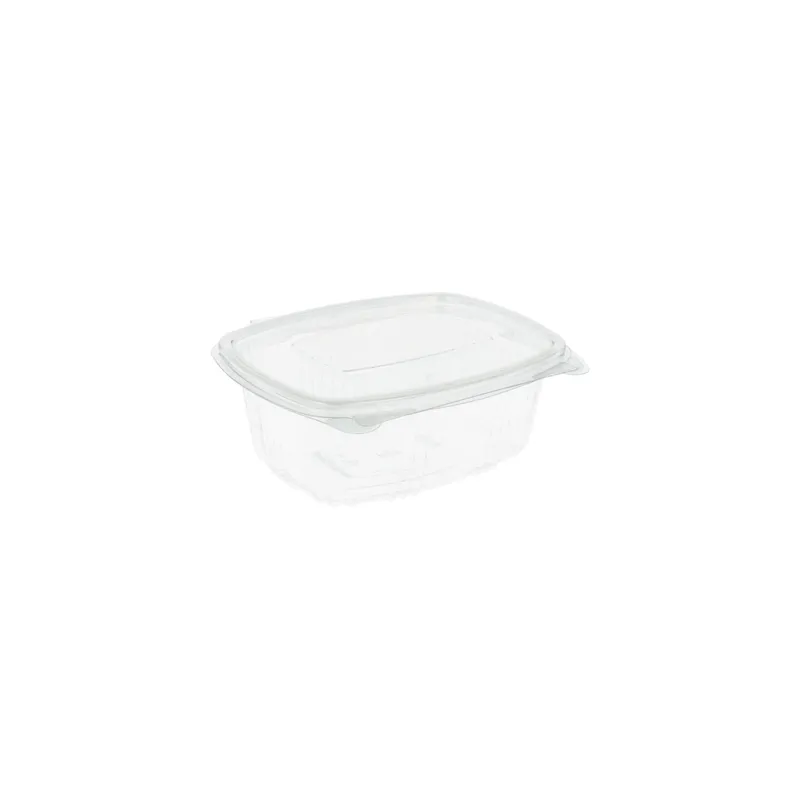 RÉCIPIENTS + COUVERCLE  500 ML 14,5x11,5x5,4 CM TRANSPARENT RPET (500 UNITÉ)