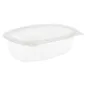 RÉCIPIENTS + COUVERCLE 750 ML 17,7x12,5x6,3 CM TRANSPARENT RPET (400 UNITÉ) RÉCIPIENTS + COUVERCLE