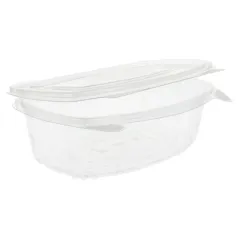 RÉCIPIENTS + COUVERCLE  750 ML 17,7x12,5x6,3 CM TRANSPARENT RPET (400 UNITÉ)