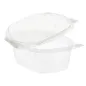 RÉCIPIENTS + COUVERCLE 750 ML 17,7x12,5x6,3 CM TRANSPARENT RPET (400 UNITÉ) RÉCIPIENTS + COUVERCLE