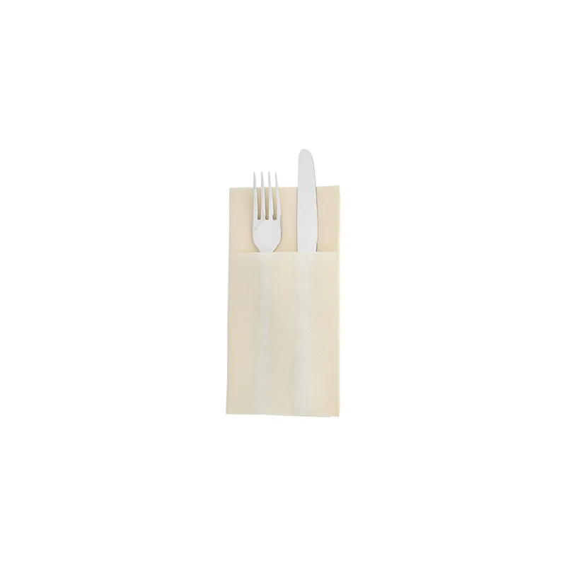 SERVIETTES KANGOUROU  55 G/M2 40x40 CM IVOIRE AIRLAID (700 UNITÉ)