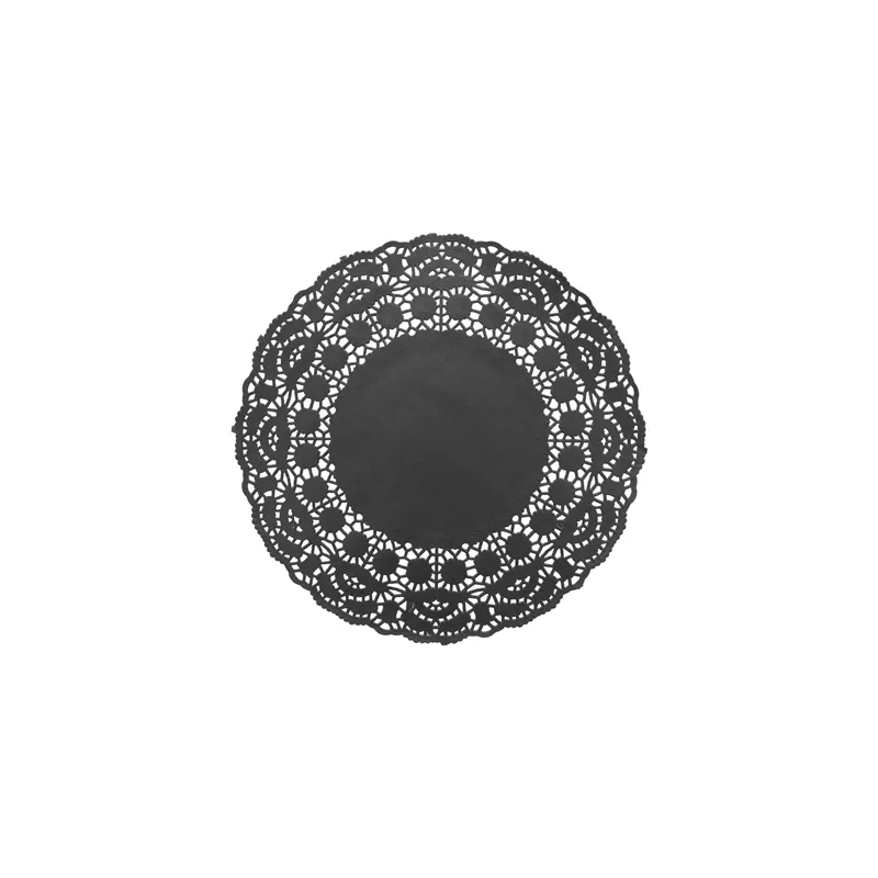 DENTELLES RONDES AJOURÉES 40 G/M2 Ø 24 CM NOIR PAPIER (250 UNITÉ) DENTELLES RONDES AJOURÉES 40 G/M2 Ø 24 CM NOIR PAPIER (250 UNITÉ)