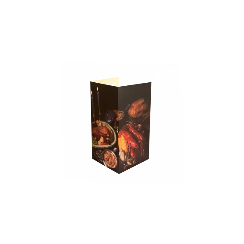 CARTE EN 3 VOLETS "HOMARD" 47x30 CM ASSORTI CARTON (1 UNITÉ) CARTE EN 3 VOLETS "HOMARD" 47x30 CM ASSORTI CARTON (1 UNITÉ)