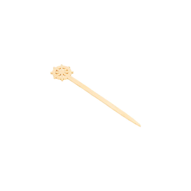 PIQUES "GOUVERNAIL" BAMBOO  9 (h) CM NATUREL BAMBOU (100 UNITÉ)
