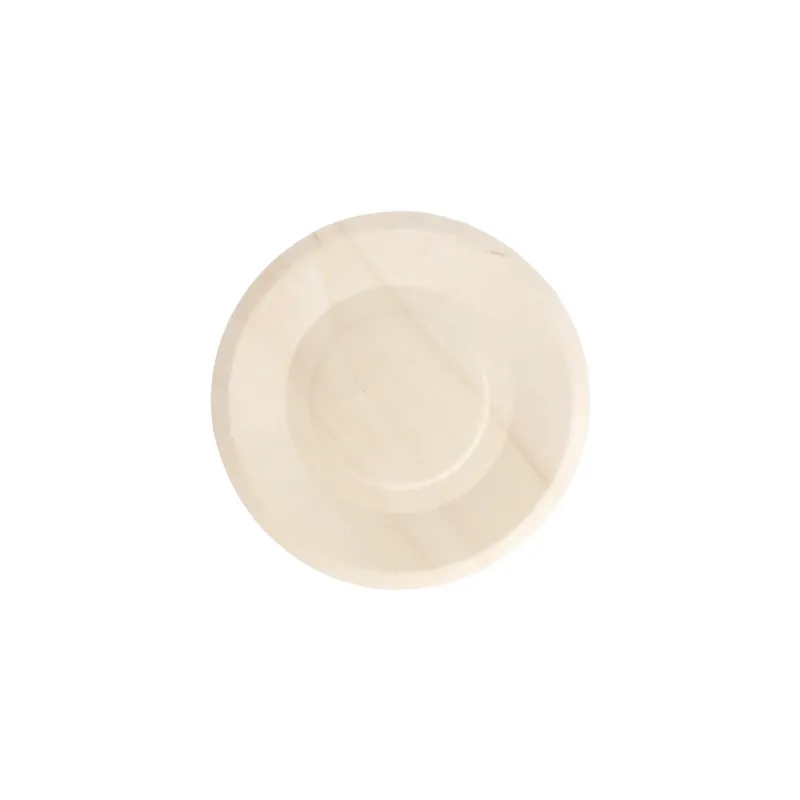 ASSIETTES RONDES WOOD  Ø 15,5x1 CM NATUREL BOIS (50 UNITÉ)