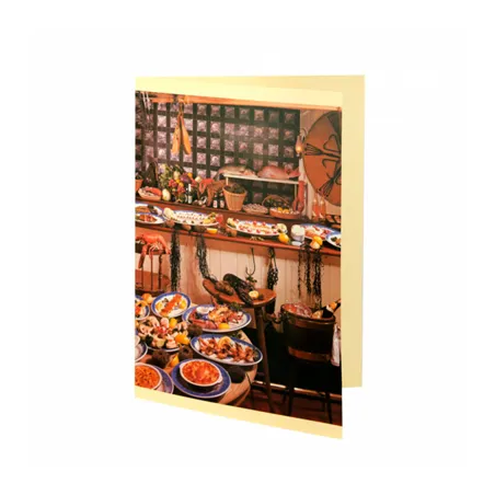 CARTE 2 VOLETS "FRUITS DE MER"