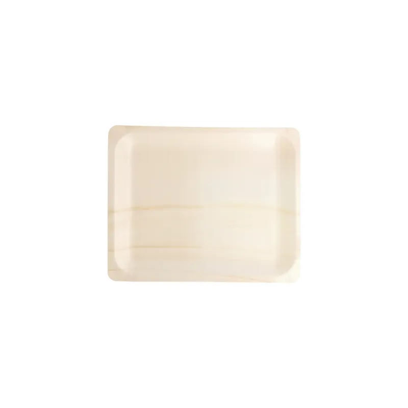 PLATEAUX RECTANGULAIRES WOOD  26,5x21,5x2 CM NATUREL BOIS (50 UNITÉ)