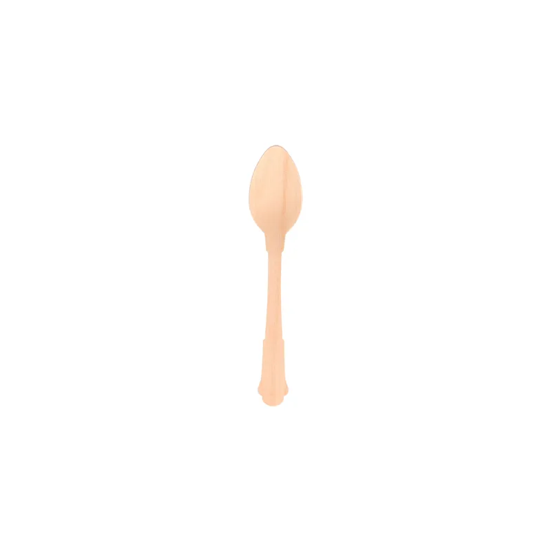 CUILLÈRES À CAFÉ WOOD  12 CM NATUREL BOIS (100 UNITÉ)