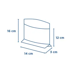 RÉCIPIENTS AVEC BASE ET FENÊTRE