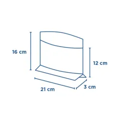 RÉCIPIENTS AVEC BASE ET FENÊTRE