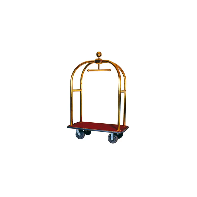 PORTE-VALISES DE LUXE AVEC COUPOLE ARROW  112x61x190,7 CM DORE INOX (1 UNITÉ)