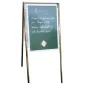 CHEVALET & TABLEAU 150x71 CM DORE ALUMINIUM (1 UNITÉ) CHEVALET & TABLEAU