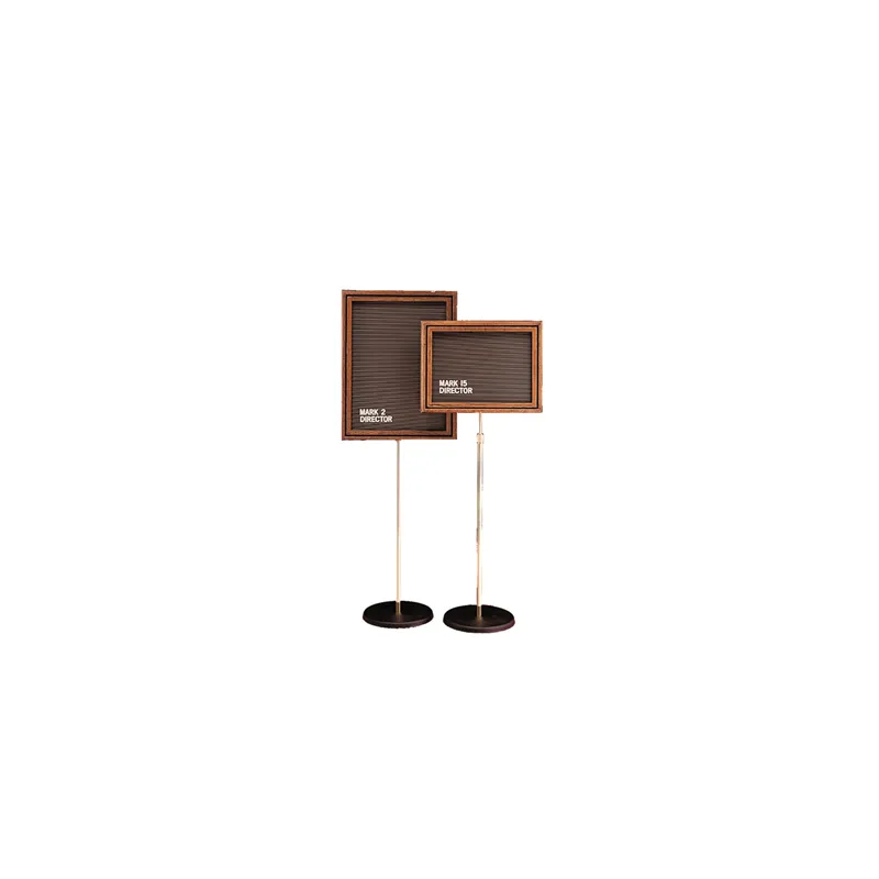 PANNEAU LETTRES "MARK" AVEC PIED  50x38 CM NATUREL BOIS (1 UNITÉ)