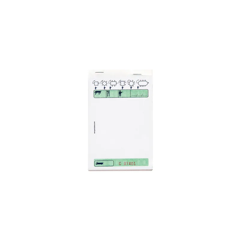 BLOCS COMMANDE TRIPLICATA 50x3 FEUILLES   10x15 CM VERT AUTOCOPIANT (100 UNITÉ)